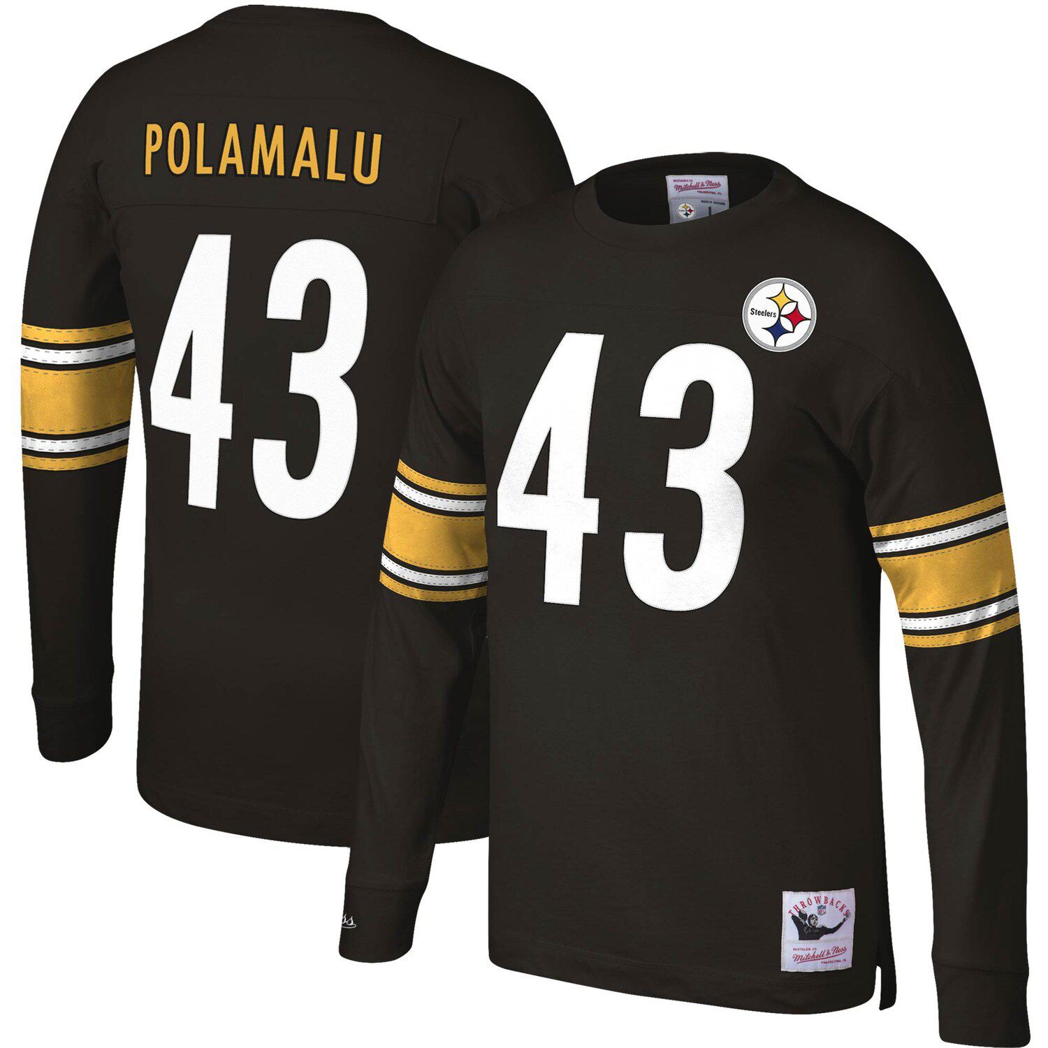 Authentic Troy Polamalu Pittsburgh Steelers Alternate 2008 Jersey - Shop  Mitchell & Ness Authentic Jerseys and Replicas Mitchell & Ness Nostalgia Co.