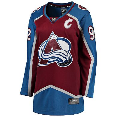 Women's Fanatics Branded Gabriel Landeskog Burgundy Colorado Avalanche Home Premier Breakaway Player Jersey