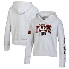 NHL Women's Philadelphia Flyers Snow Wash Grey Pullover Hoodie