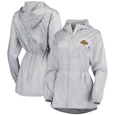 Women's Columbia Gray Los Angeles Lakers Flashback Full-Zip Jacket