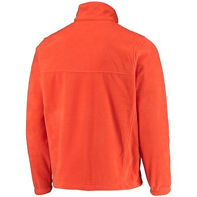 Men's Columbia Orange New York Mets Full-Zip Flanker Jacket