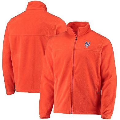 Men's Columbia Orange New York Mets Full-Zip Flanker Jacket