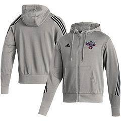 Men's Fanatics Branded Navy Columbus Blue Jackets Puck Deep Lace-Up Pullover Hoodie