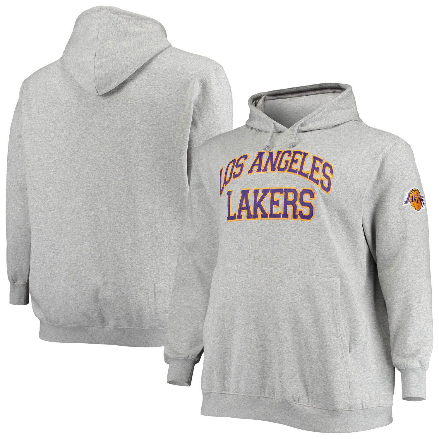 Youth Los Angeles Lakers Mitchell & Ness Purple Hardwood Classics Unbeaten  Hoodie T-Shirt