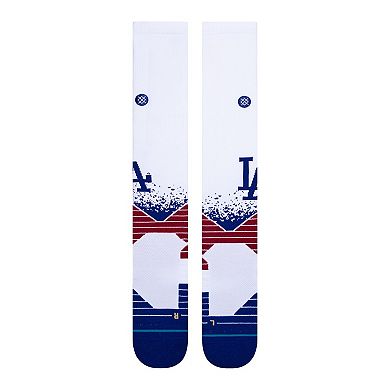Men's Stance White Los Angeles Dodgers 2021 City Connect Over the Calf Socks