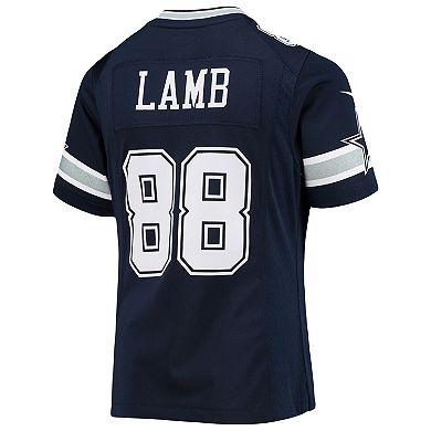 Girls Youth Nike CeeDee Lamb Navy Dallas Cowboys Game Jersey