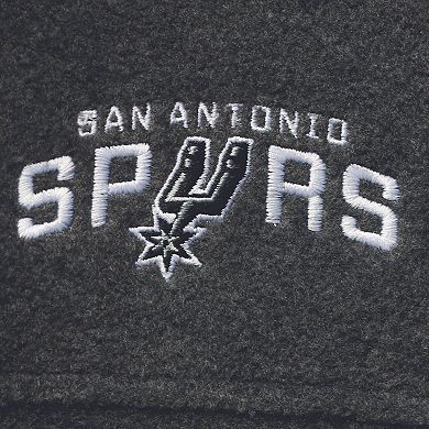 Men's Columbia San Antonio Spurs Heathered Charcoal Flanker Full-Zip Jacket