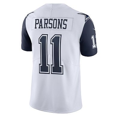 Men's Nike Micah Parsons White Dallas Cowboys Alternate 2 Vapor Limited ...