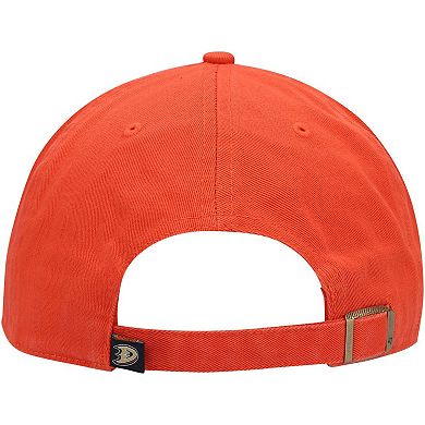 Men's '47 Orange Anaheim Ducks Clean Up Adjustable Hat