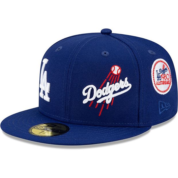 Men's New Era Royal Los Angeles Dodgers White Logo 59FIFTY Fitted Hat