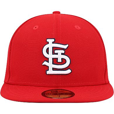 Men's New Era Red St. Louis Cardinals 9/11 Memorial Side Patch 59FIFTY Fitted Hat