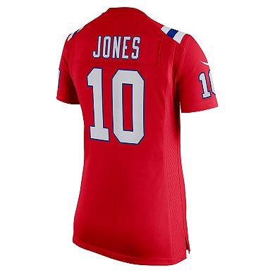 Women's Nike Mac Jones Red New England Patriots Game Jersey