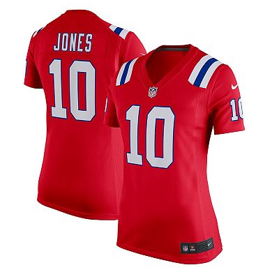Women's Nike Mac Jones Red New England Patriots Game Jersey