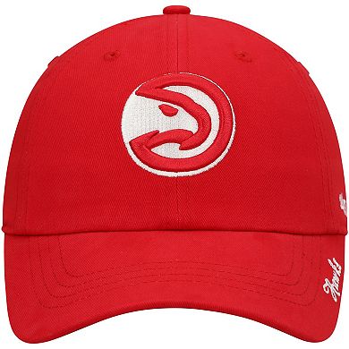 Women's '47 Red Atlanta Hawks Miata Clean Up Logo Adjustable Hat