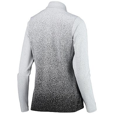 Women's Antigua White/Black Philadelphia Flyers Guide Desert Dry Full-Zip Jacket