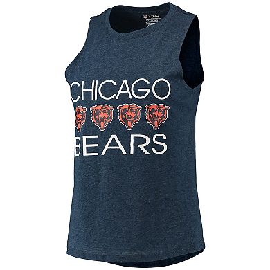Women's Concepts Sport Orange/Navy Chicago Bears Muscle Tank Top & Pants Sleep Set
