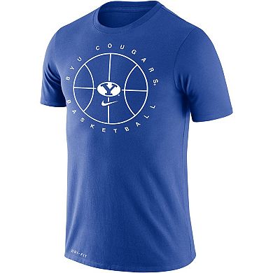 Men's Nike Royal BYU Cougars Basketball Icon Legend Performance T-Shirt