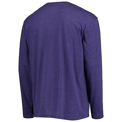 Men's Concepts Sport Black/Purple Phoenix Suns Long Sleeve T-Shirt & Pants Sleep Set