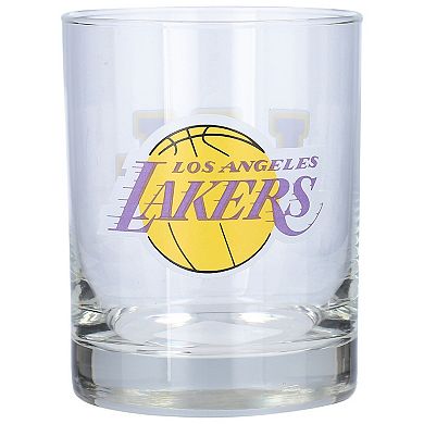 Los Angeles Lakers Letterman 14oz. Rocks Glass