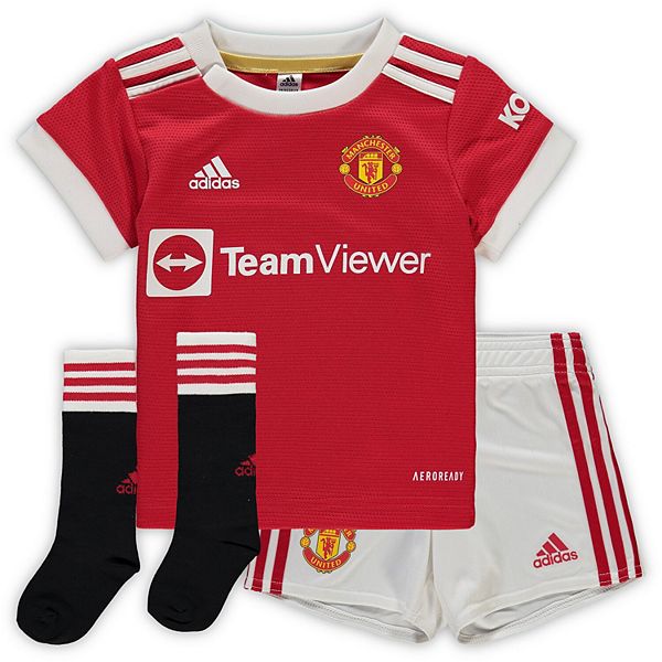 Planta Sacrificio innovación Toddler adidas Red Manchester United 2021/22 Home Replica Kit