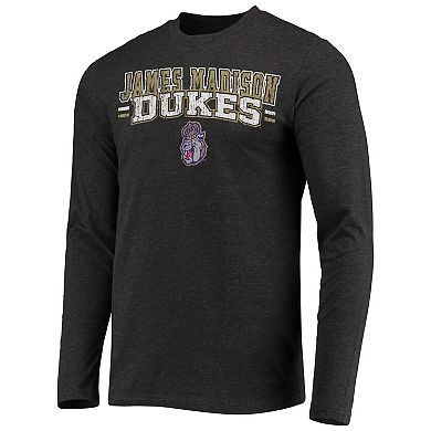 Men's Concepts Sport Purple/Heathered Charcoal James Madison Dukes Meter Long Sleeve T-Shirt & Pants Sleep Set