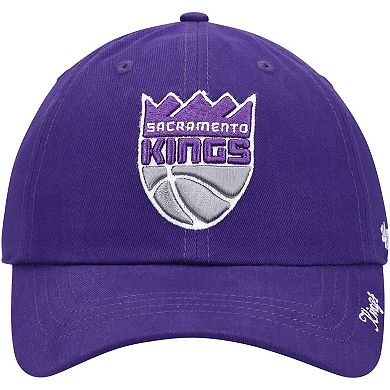 Women's '47 Purple Sacramento Kings Miata Clean Up Logo Adjustable Hat