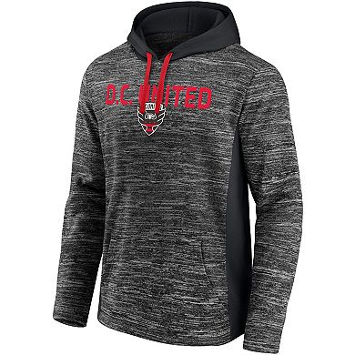 Men's Fanatics Branded Charcoal D.C. United Shining Victory Space-Dye Pullover Hoodie
