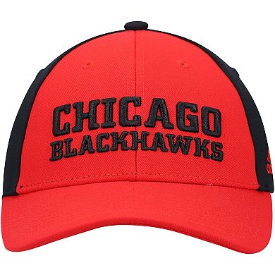 Men's adidas Red Chicago Blackhawks Locker Room Adjustable Hat