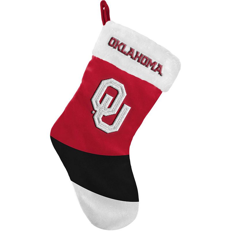 FOCO Oklahoma Sooners Colorblock Stocking, OKL Red