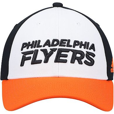 Men's adidas White Philadelphia Flyers Locker Room Adjustable Hat