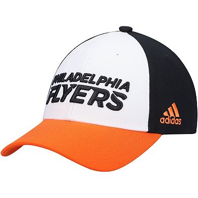 Men's adidas White Philadelphia Flyers Locker Room Adjustable Hat