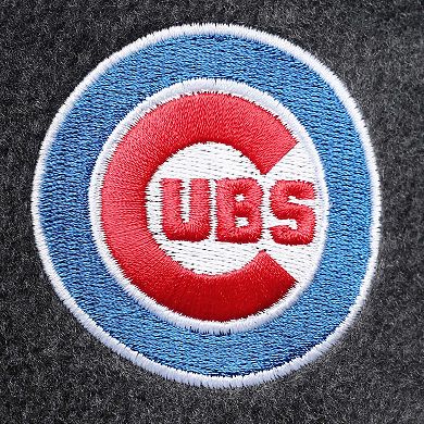 Men's Columbia Charcoal Chicago Cubs Full-Zip Flanker Jacket