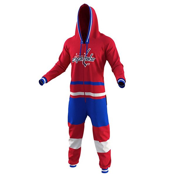 Washington Capitals Red Hockey Jersey Pajamas