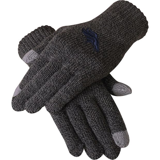 Women's FOCO Charcoal Denver Broncos Knit Gloves