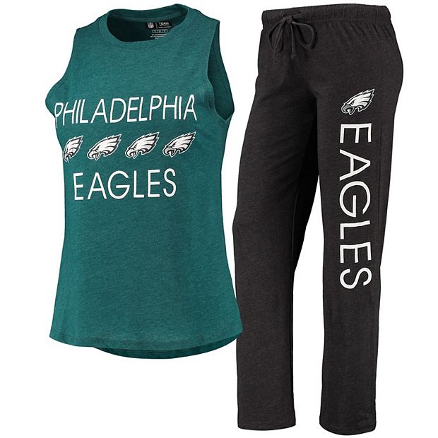 Philadelphia Eagles Cutter & Buck Charter Eco Knit Recycled Anorak Half-Zip  Jacket - Black