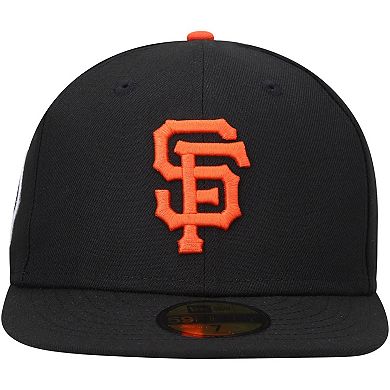 Men's New Era Black San Francisco Giants 9/11 Memorial Side Patch 59FIFTY Fitted Hat