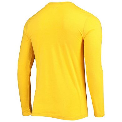 Men's Concepts Sport Navy/Gold Utah Jazz Long Sleeve T-Shirt & Pants Sleep Set