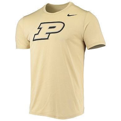 Men's Nike Gold Purdue Boilermakers School Logo Legend Performance T-Shirt