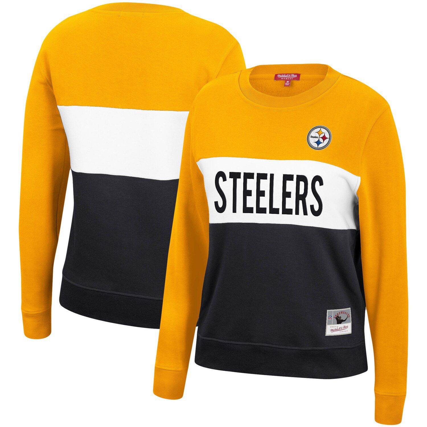 women's steelers crewneck sweatshirt