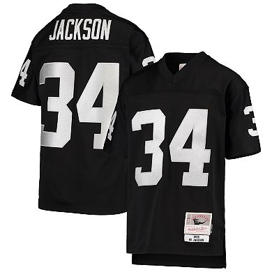 Youth Mitchell & Ness Bo Jackson Black Las Vegas Raiders 1988 Legacy Retired Player Jersey