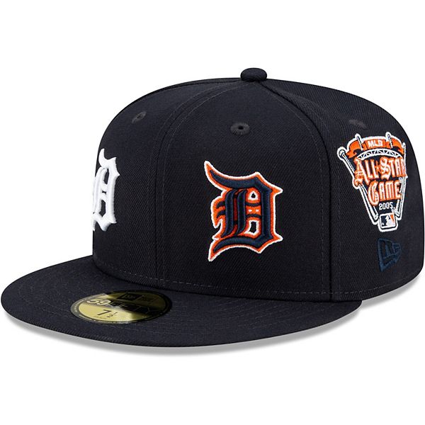 Men's New Era Navy Detroit Tigers Patch Pride 59FIFTY Fitted Hat