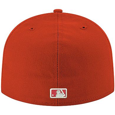 Men's New Era Red Houston Astros Logo White 59FIFTY Fitted Hat