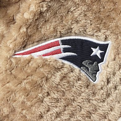 Women's G-III 4Her by Carl Banks Navy/Cream New England Patriots Riot Squad Sherpa Full-Snap Jacket