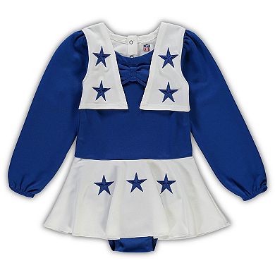 Girls Toddler Navy/White Dallas Cowboys Cheer Set