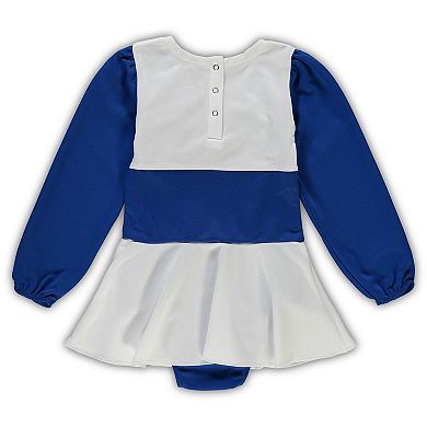 Girls Toddler Navy/White Dallas Cowboys Cheer Set