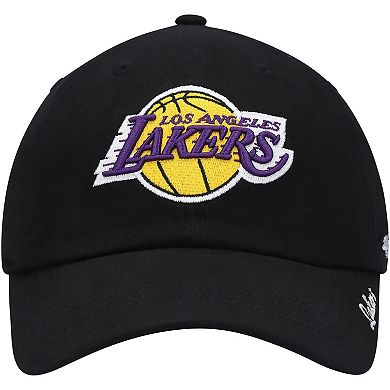 Women's '47 Black Los Angeles Lakers Miata Clean Up Logo Adjustable Hat