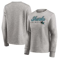 Women's Fanatics Branded Black San Jose Sharks Crystal-Dye Long Sleeve T- Shirt