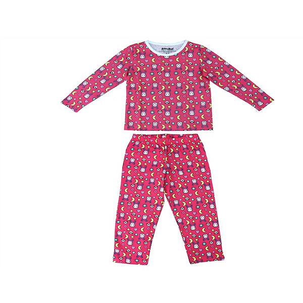 Masha And The Bear Pink Long Sleeve Kool Kawaii Pajama Set 
