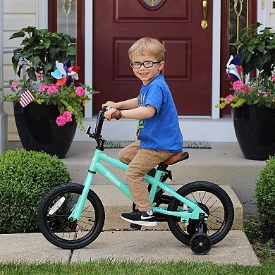 JOYSTAR Totem Kids Bike for Kids Ages 5-9 with Kickstand, 18 Inch, Mint Green