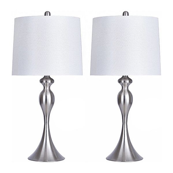 Grandview Gallery 27 Inch Tall Modern, Tall End Table Lamps For Living Room